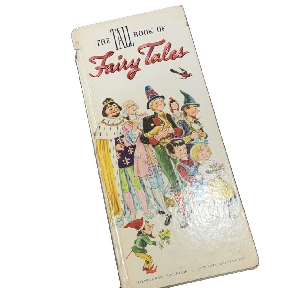 The Tall Book of Fairy Tales 1947 1st Ed Hardcover Illustrated Harper & Row